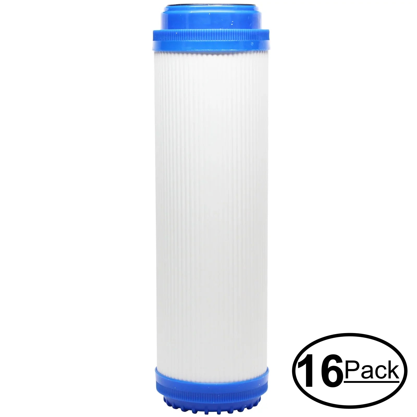 16-Pack Replacement for iSizepring HC12 Granular Activated Carbon Filter - Universal 10-inch Cartridge for iSizepring 123Filter Sizelimline Water Filter Housing Clear 10 #HC12 - Denali Pure Brand