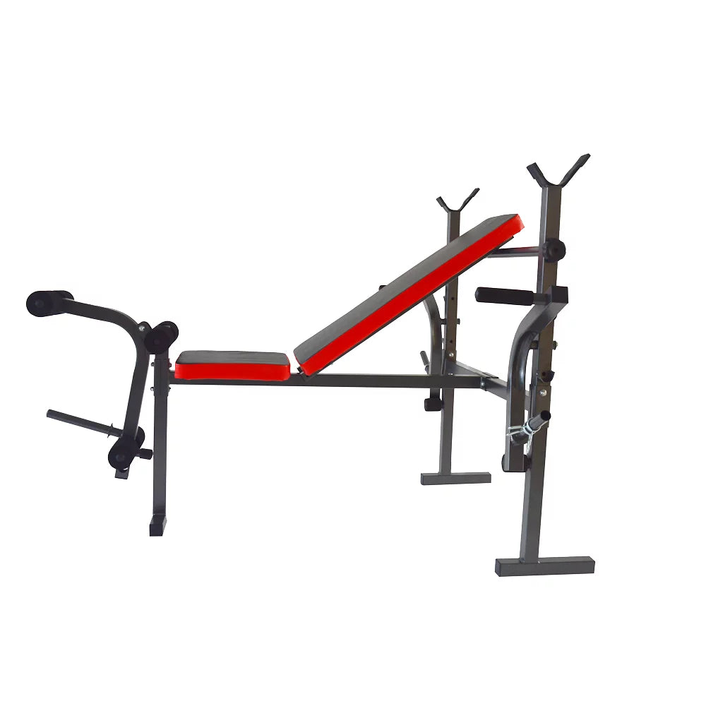 INTBUYING Adjustable Weight Fitness Bench Press Sizeet for Workout Gym Home Exercise Lift Max Weight 120kg