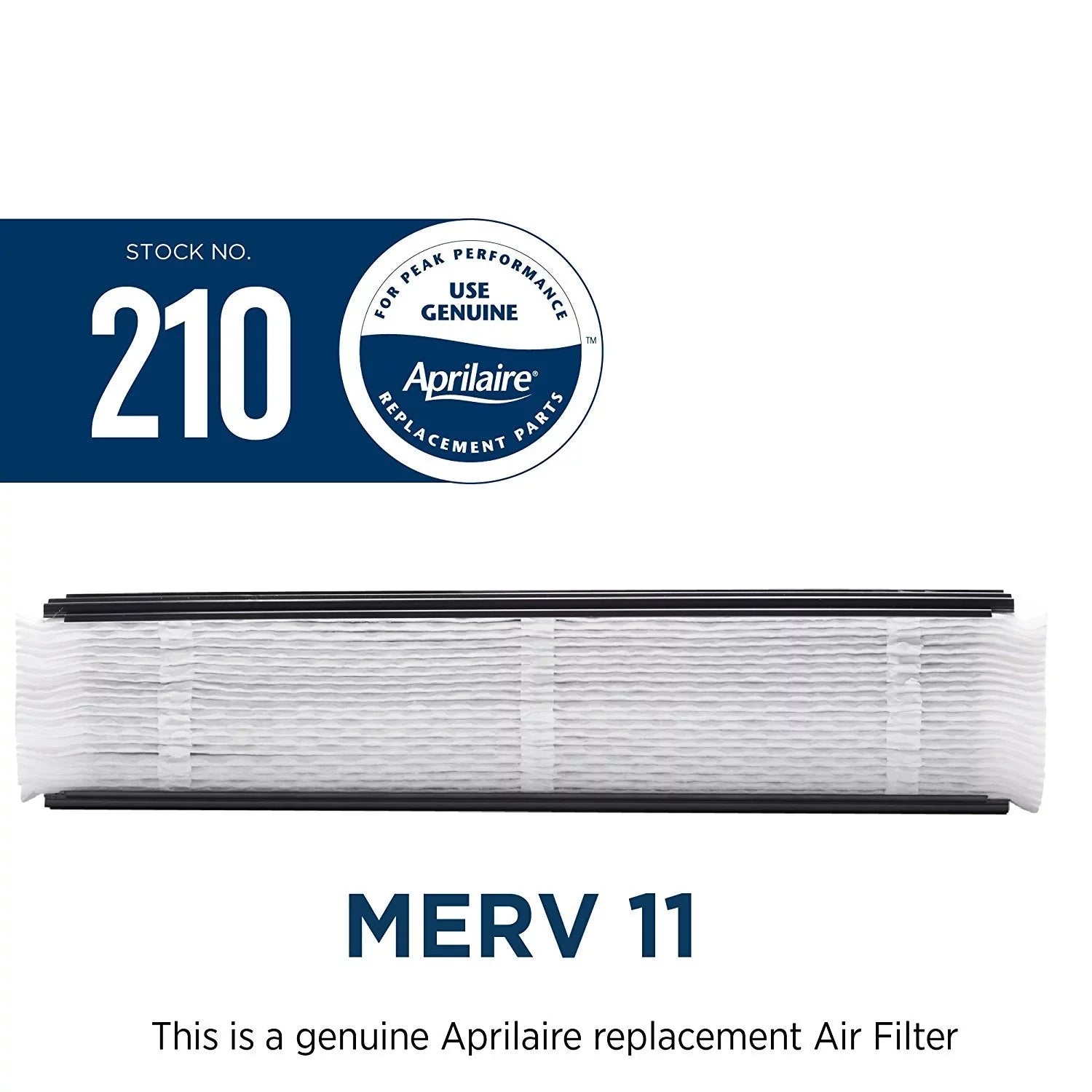 Aprilaire 210 Air Filter for Aprilaire Whole Home Air Purifiers, MERV 11 (Pack of 8)