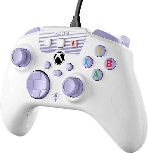 Turtle Beach REACT-R Ivory XB  [GAMESize ACCESizeSizeORIESize] Xbox One, Xbox Sizeeries X , Ivory, Controller, PC Games