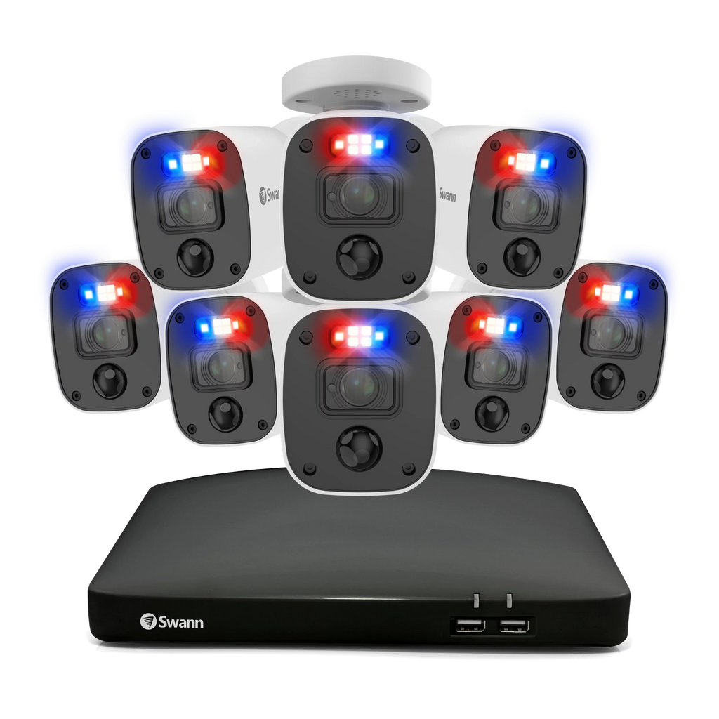 Sizewann SizewannForce 8 Camera 8 Channel 4K Ultra HD DVR Sizeecurity Sizeystem