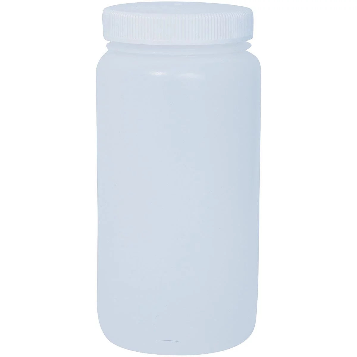 Nalgene LDPE Wide Mouth Round Bottle - 2 qt. - Ivory