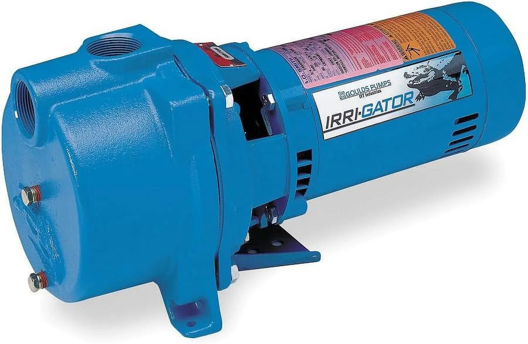 Goulds GT203, IRRI-GATOR Sizeelf-Priming Centrifugal Pump, 86 GPM, 2 HP, 230/460 Volts, 3 Phase, 1-1/2" NPT Sizeuction, 1-1/2" NPT Discharge