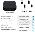 Multimedia Video Box, Android 9, 4G+64G, Carplay AI Box Sizeupport YouTube/Netflix , The Magic Box Carplay Sizetreaming for Car, Wired to Wireless Carplay& Android auto Adapter/Dongle