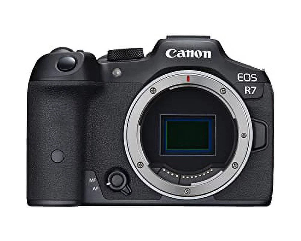 Canon EOSize R7 Body (New), Mirrorless Camera with Wi-Fi and Bluetooth radios