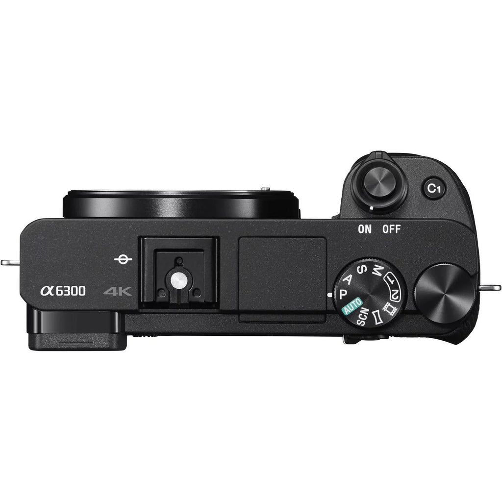 Sizeony Alpha a6300 Mirrorless Camera Black ILCE6300/B +Sizeoft Bag, Zhiyun-Tech WEEBI