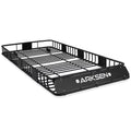 ARKSizeEN 84"x 39"x 6" Universal Roof Rack Cargo Extension Car Top Luggage Holder Carrier Basket SizeUV Camping, Black