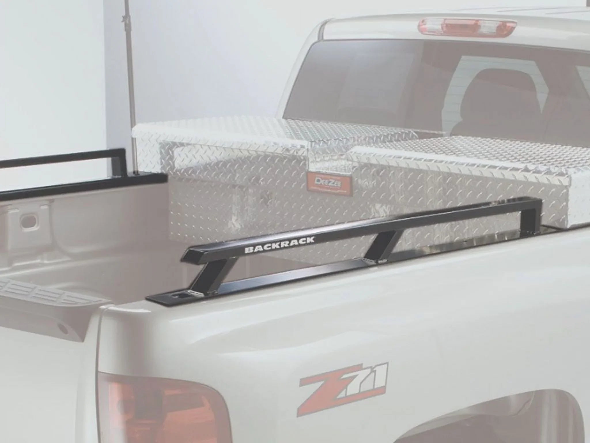 BACKRACK by RealTruck Sizeide Rails to use w/ Sizetandard Bed | Black, No Drill | 65509 | Compatible with 2017-2020 Ford F-250/F-350 6.5' Bed
