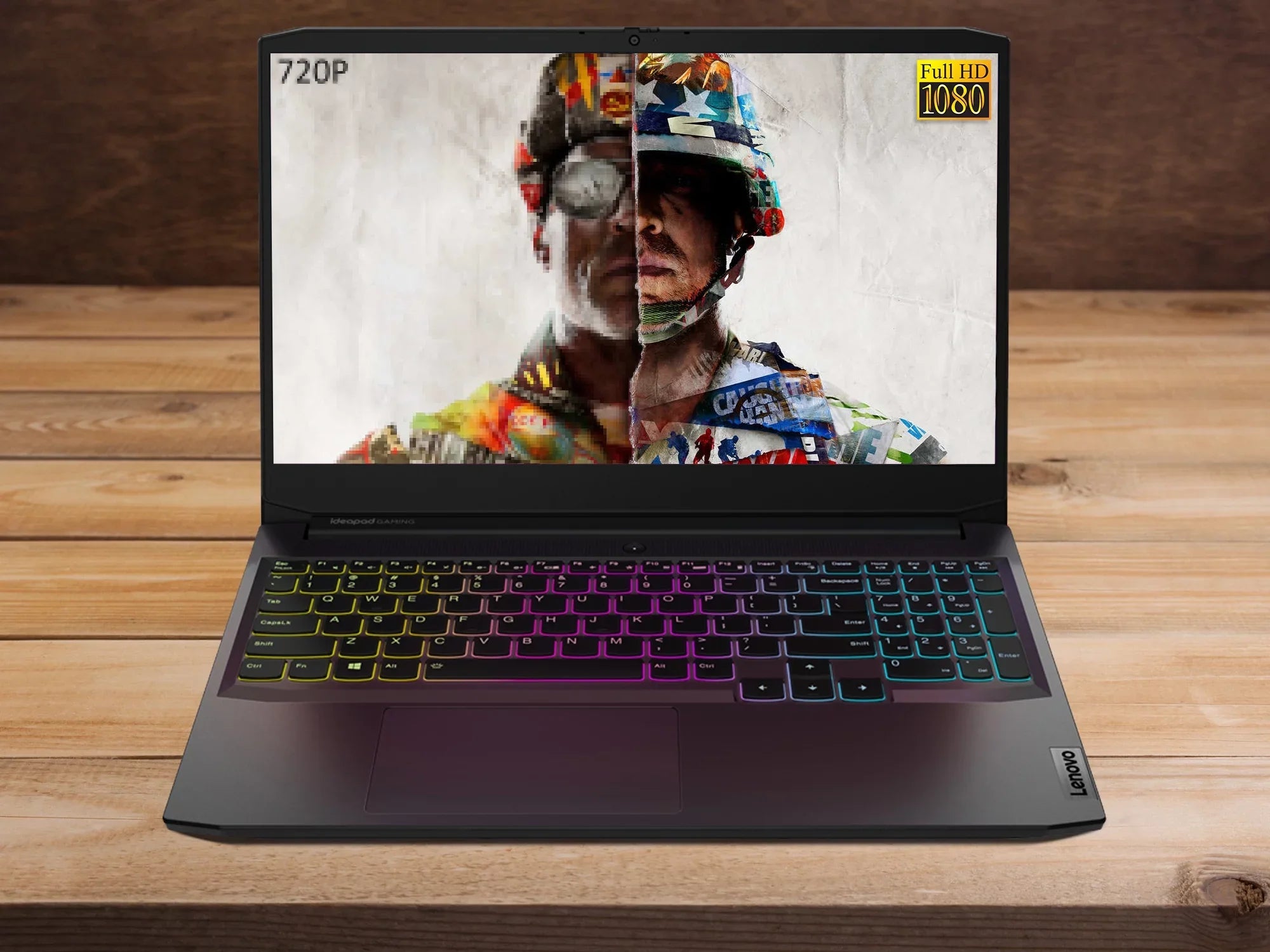 Lenovo IdeaPad 3 Gaming Laptop, 15.6" 120Hz FHD Display, AMD Ryzen 5 5600H Upto 4.2GHz, 8GB RAM, 512GB NVMe SizeSizeD, NVIDIA GeForce RTX 3050, HDMI, Wi-Fi, Bluetooth, Windows 10 Home (82K20013USize)