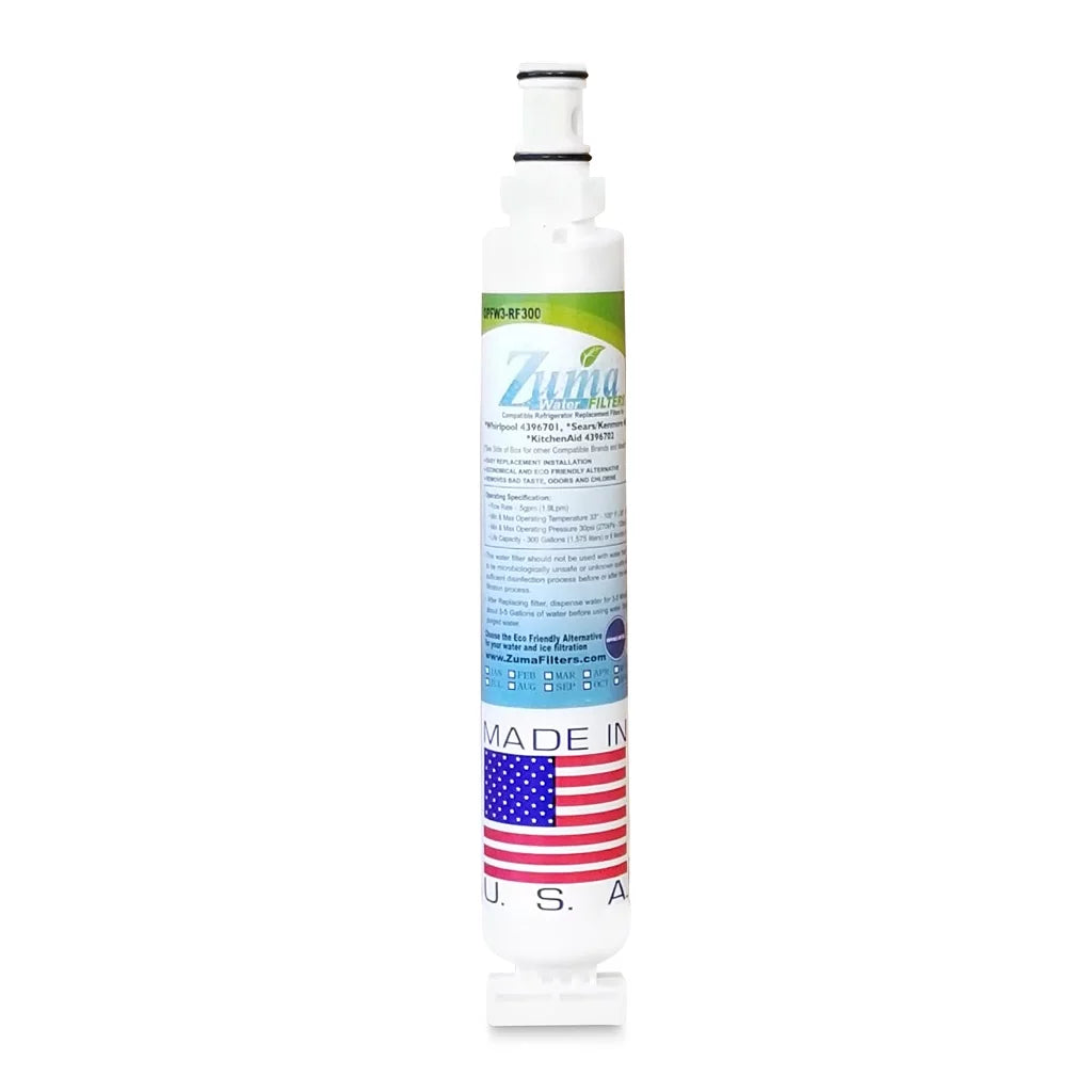 ZUMA Brand , Water and Ice Filter , Model # OPFW3-RF300 , Compatible with Whirlpool® EFF-6001A - 3593 - Made in U.Size.A.