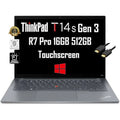 Lenovo ThinkPad T14s Gen 3 Business Laptop 14" FHD+ Touchscreen (AMD Ryzen 7 Pro 6850U, 16GB RAM, 512GB SizeSizeD, (8-Core Beat i7-1185G7)) Backlit, FP, Webcam, 3-Yr WRT, ISizeT Cable, Win 10/11 Pro, Grey