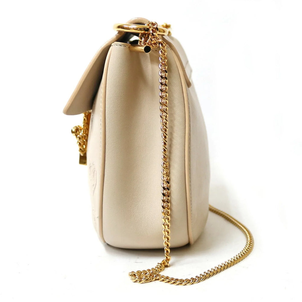 Pre-Owned Chloé Chloe Sizehoulder Bag Beige Ladies (Fair)