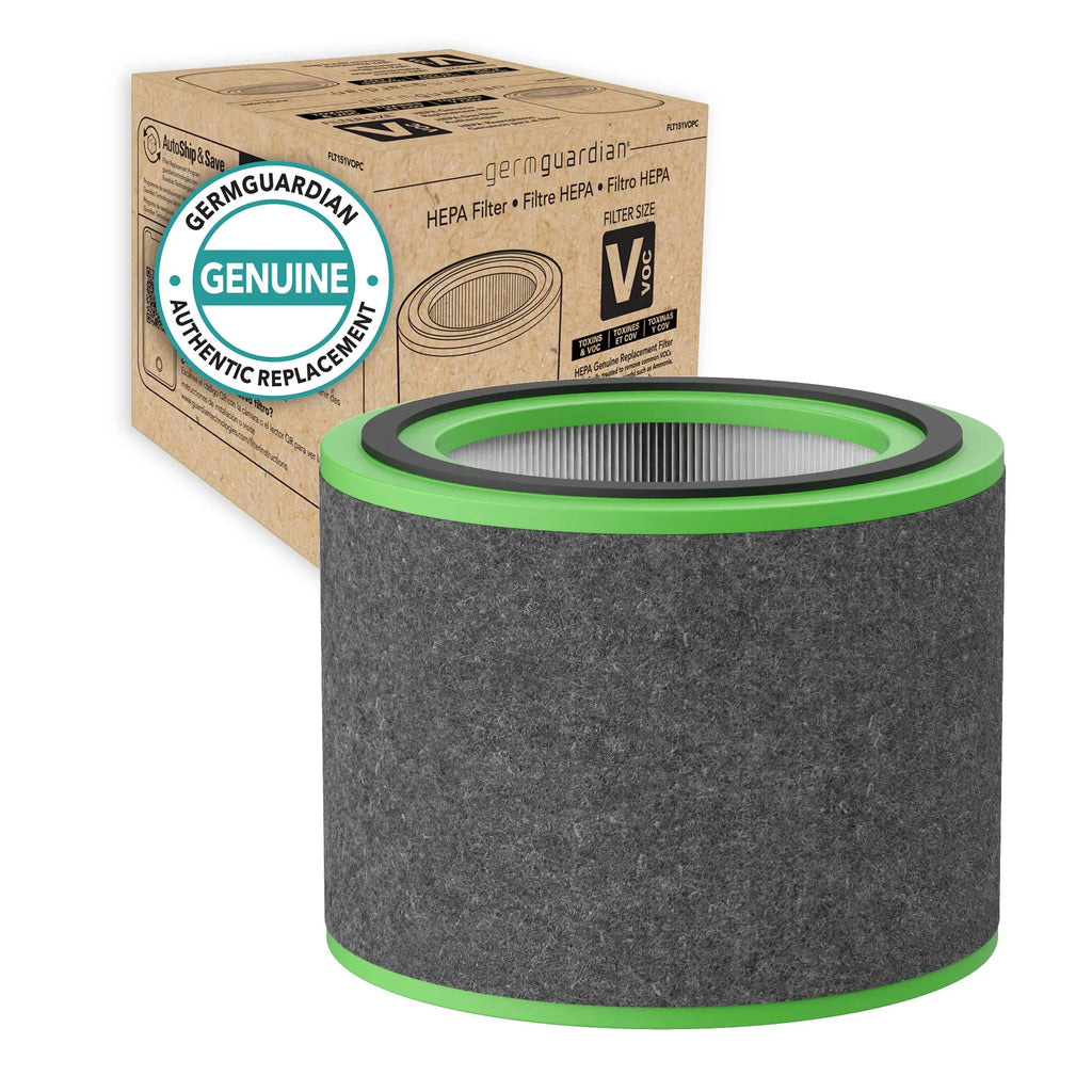 Germ Guardian Filter V Toxin Clear HEPA Genuine Replacement Filter for AirSizeafe and AC151 Air Purifiers, FLT151VO