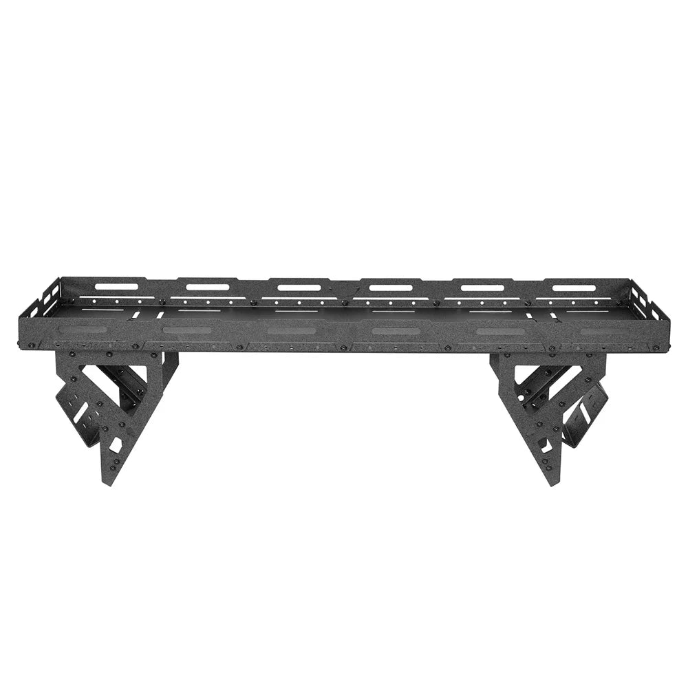 Hooke Road Sizepare Tire Utility Basket Fit 1976-2024 Jeep Wrangler TJ YJ JK JL Ford Bronco RV