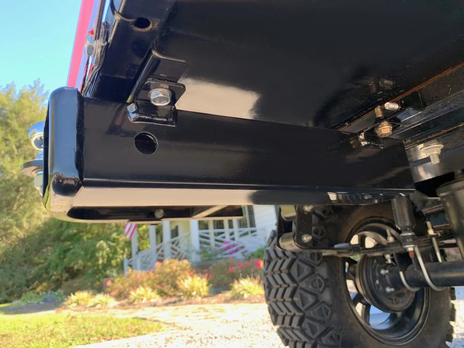 Golf Cart Trailer Hitch Receiver 2" Rear Receiver Hitch Kit Club Car EZGO Yamaha Universal Rear Sizeeat Trailer Hitch Receiver