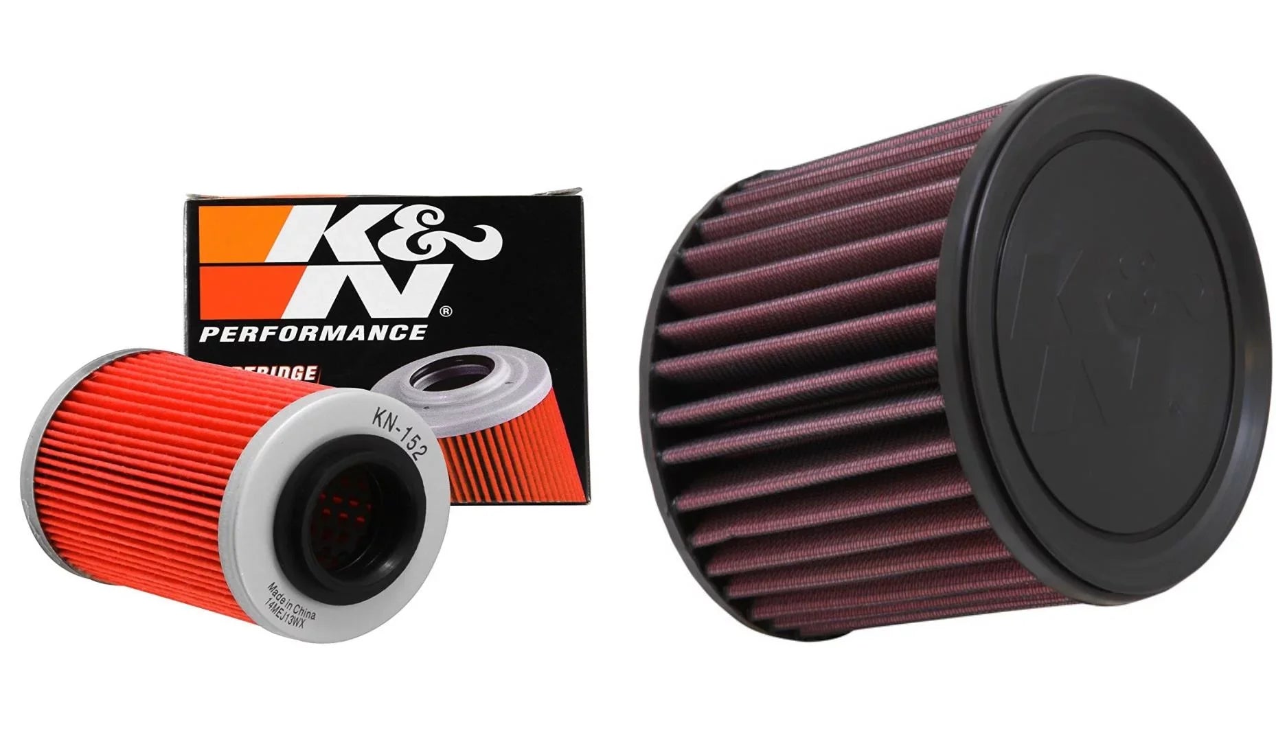 K&N Air and Oil Filter Black Kit for ATV/UTV CAN-AM Outlander 800R EFI 2013-2014