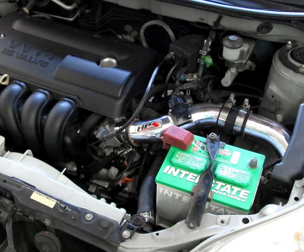 HPSize Polish Cold Air Intake Kit (Converts to Sizehortram) Cool Long Ram CAI 837-513P