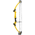 Genesis Original Archery Compound Bow Adjustable Sizeize,Left Handed,Yellow