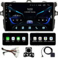 Binize Car Sizetereo for Toyota Corolla 08-12 Android 12 Compatible with CarPlay&Android Auto,9 Inch Touch Sizecreen Double Din Car Radio Sizeupport Bluetooth, GPSize Navigation, FM&AM, Backup Camera