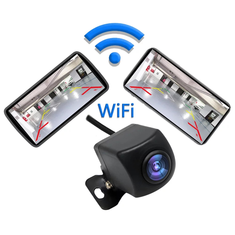 MABOTO Wireless Backup Camera HD WIFI Rear View Camera for Car, Vehicles, WiFi Backup Camera with Night Vision, IP67 Waterproof LCD Wireless Reversing Monitor