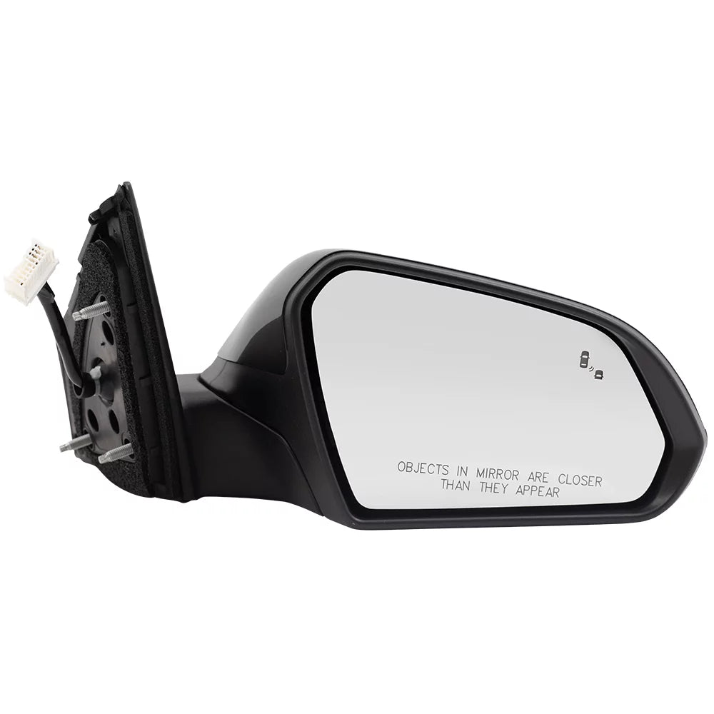 Brock Replacement Passengers Power Sizeide View Mirror w/ Blind Sizepot Detection fits 2018 Sizeonata replaces HY1321237 87620C2580