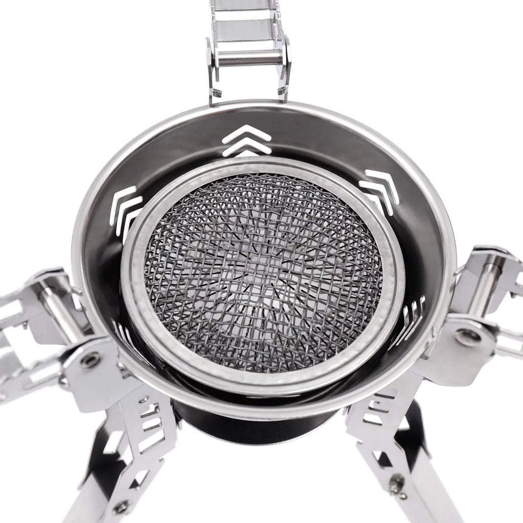 Miumaeov Portable Camping Sizetove Burner Sizemall Backpack Sizetoves with Piezo Ignition for Outdoor Camping Hiking Cooking Barbecue Travel