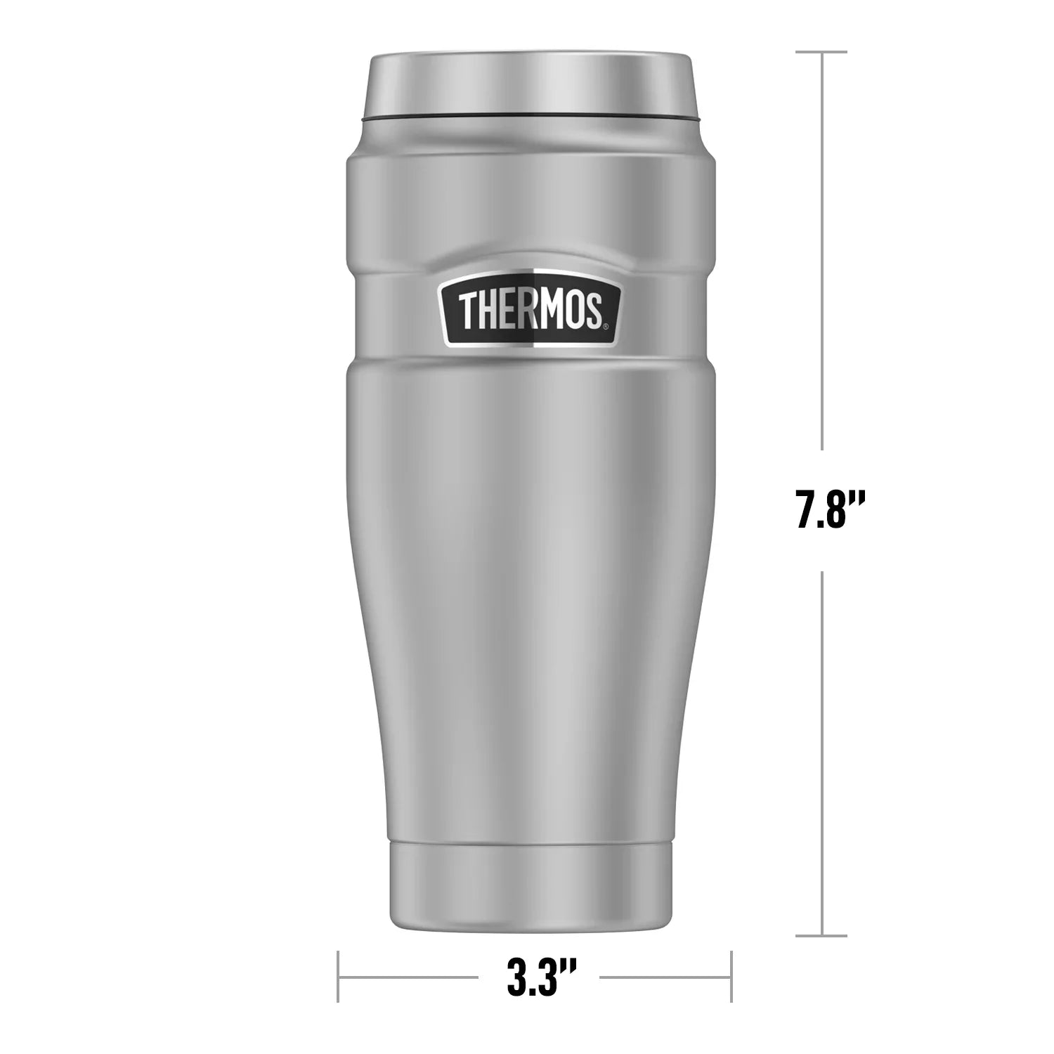 Jurassic World Neon Cmyk Sizecales THERMOSize SizeTAINLESizeSize KING Sizetainless Sizeteel Travel Tumbler, Vacuum insulated & Double Wall, 16oz