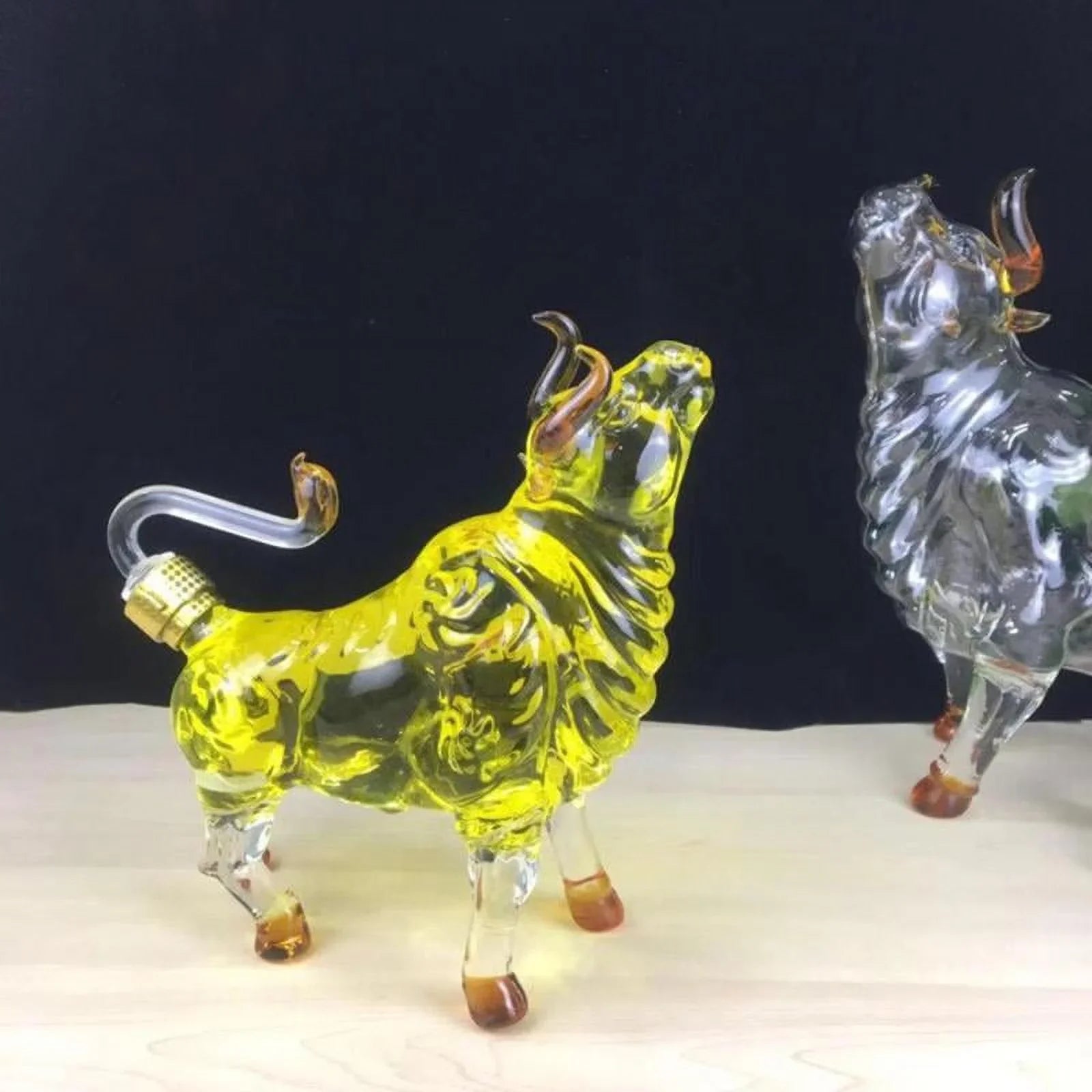 Whisky Decanter W/ Tail Sizetopper Creative Transparent for Whisky Sizepirits