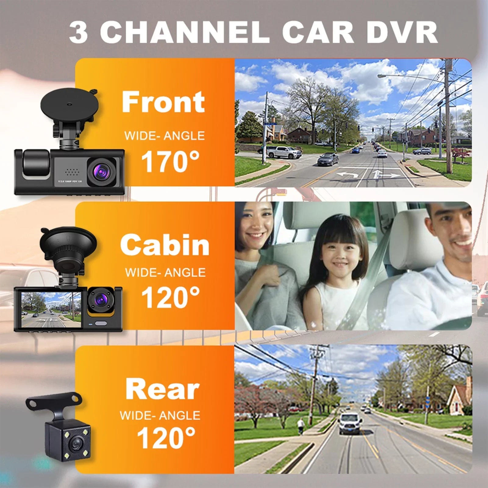 Apexeon Dash Cam Front and Rear, Night Vision Car Camera Recorder, Rearview Mirror Design