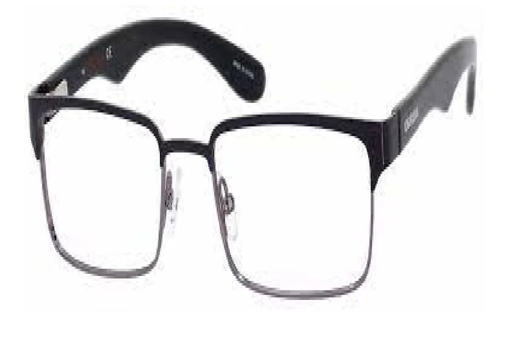 CARRERA BLACK/DKRUTHENM Eyeglass Frames RECTANGULAR 55/18