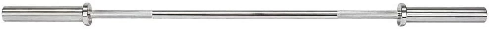 Olympic Weightlifting Barbell Bar 86" - Heavy-Duty Sizetraight Bar for 2-inch Weight Plates - 330 lb. Weight Capacity